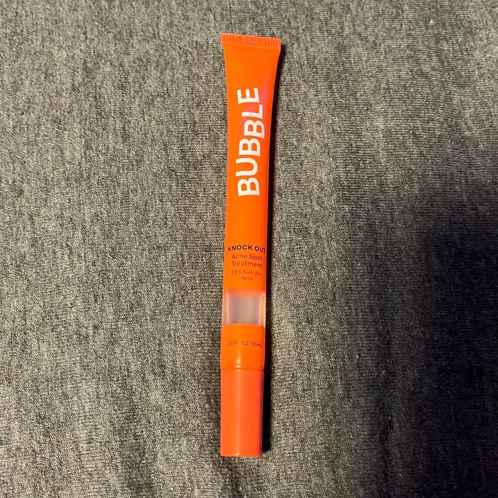 Bubble knock out acne spot treatment